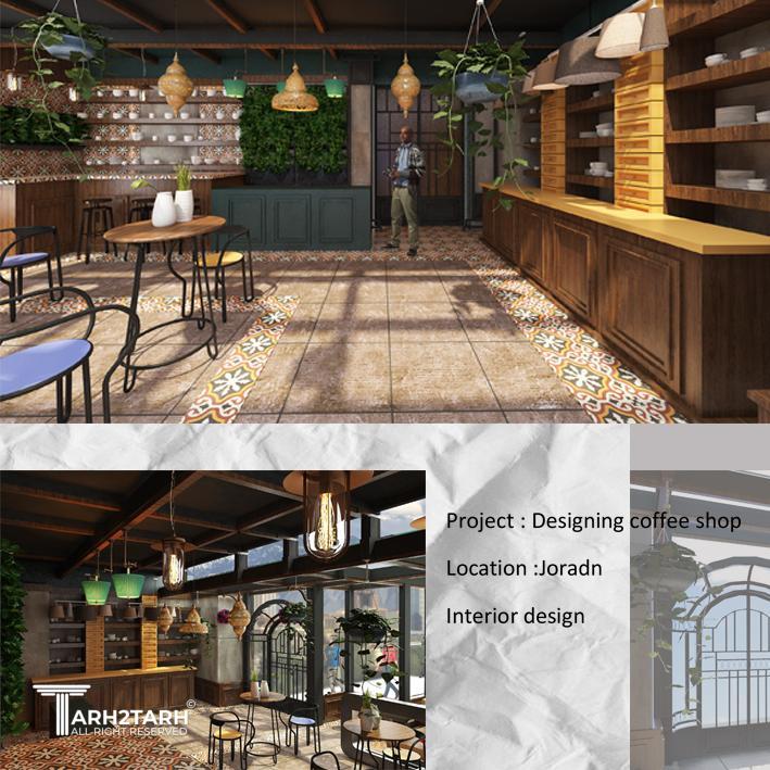 طراحی داخلی کافه شاندیز