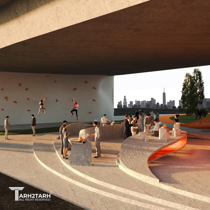 طراحی فضای پسماند شهری(پل احسان شیراز)