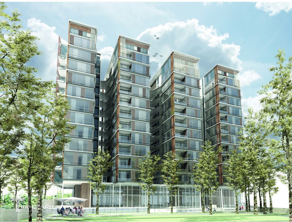 نمای جنوبی مجموعه.