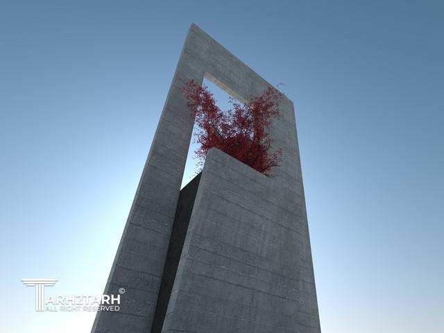 طراحی ورودی دره ارغوان