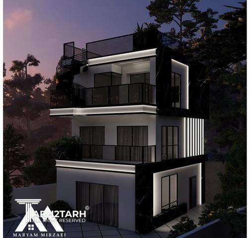 طراحی نما ویلای مسکونی