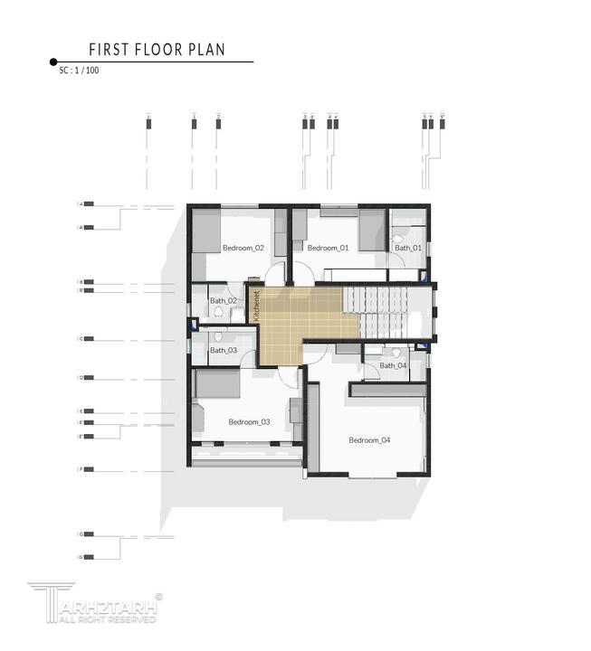 پلان طبقه اول