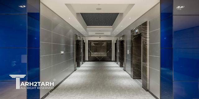 طراحی اداری طبقه 14 پروژه بانک ملت مرکزی