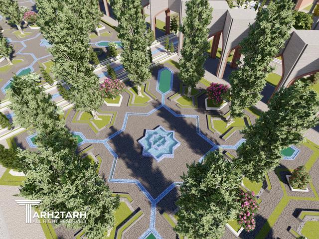 طراحی باغ موزه باغشمال تبریز