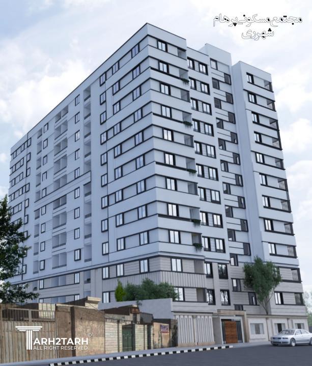 طراحی نما مجتمع مسکونی