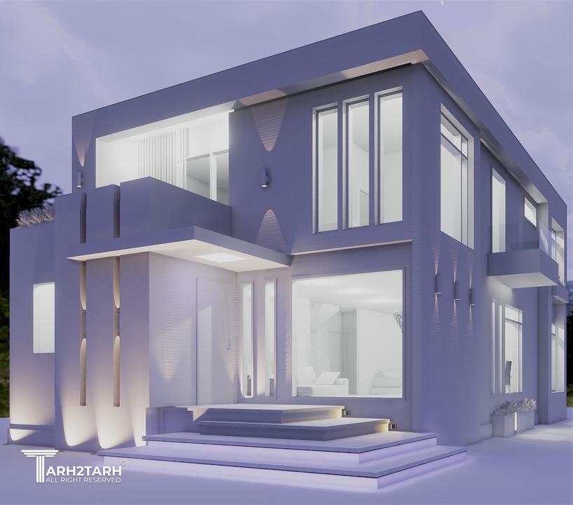 نمای اصلی و ورودی white mood