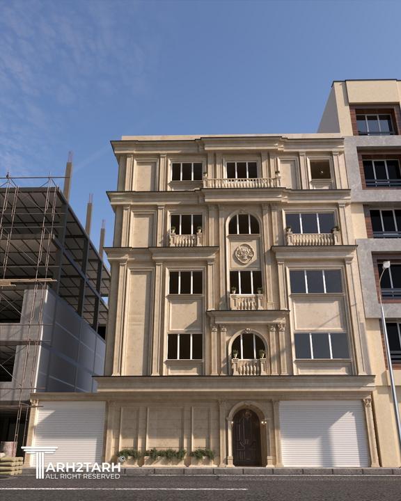 طراحی نما بلوار جهاد کرمان