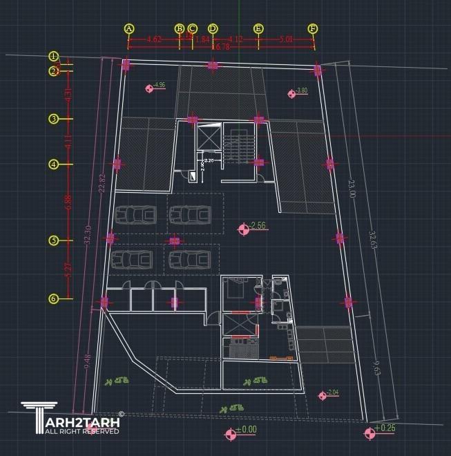 پلان زیر زمین اول