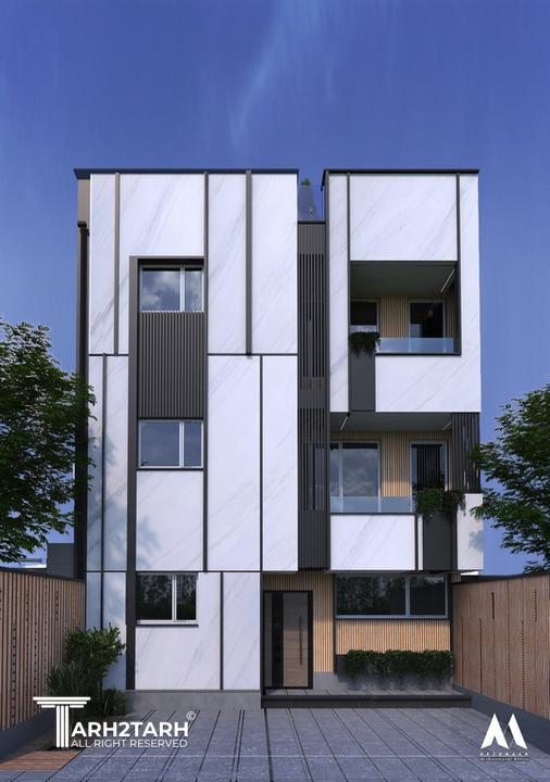 نمای غربی گزینه شماره یک 