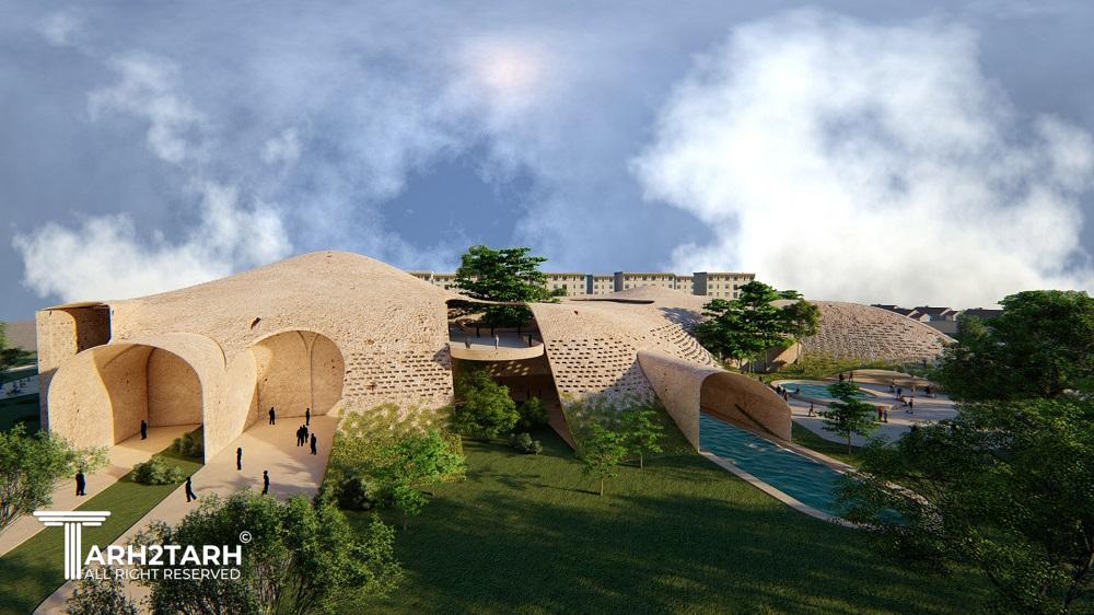 طراحی تالار فرهنگی اجتماعی شهر جدید پرند