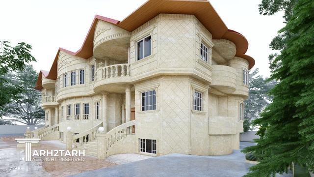 طراحی نما ویلایی دوبلکس