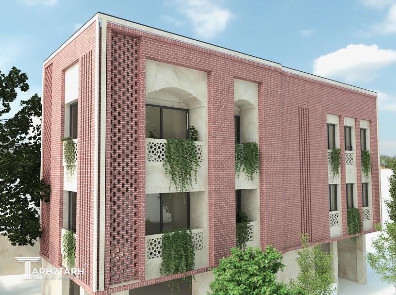 طراحی نمای خیابان خلبانان شیراز