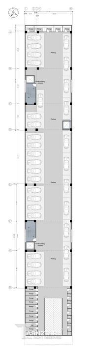 پلان زیرزمین1(شامل پارکینگ، انبار)