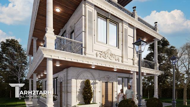 طراحی ویلا کلاسیک