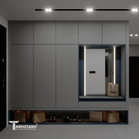 طراحی داخلی واحد شماره شش ساختمان  سروناز