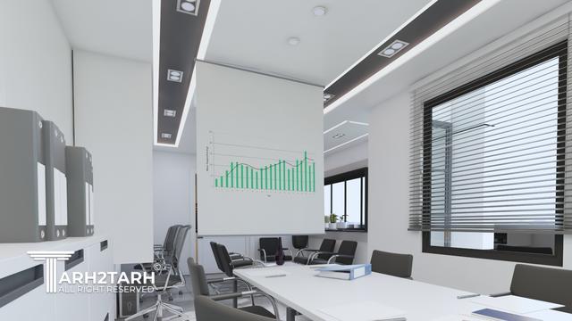 طراحی داخلی دفتر معماری