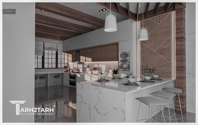 طراحی داخلی آشپزخانه پروژه قائم مقام