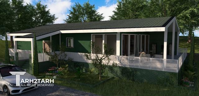 طراحی سه بعدی ویلا اجرایی