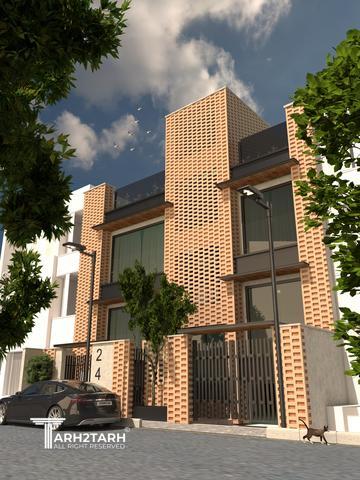 طراحی نمای مسکونی رودهن