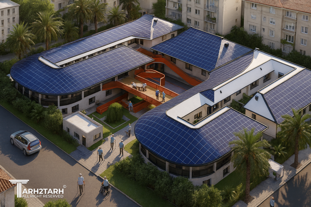 طراحی خانه سالمندان با رویکرد معماری پایدار