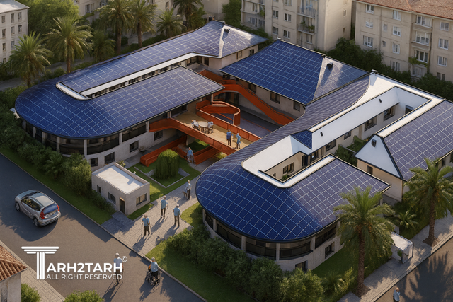 طراحی خانه سالمندان با رویکرد معماری پایدار