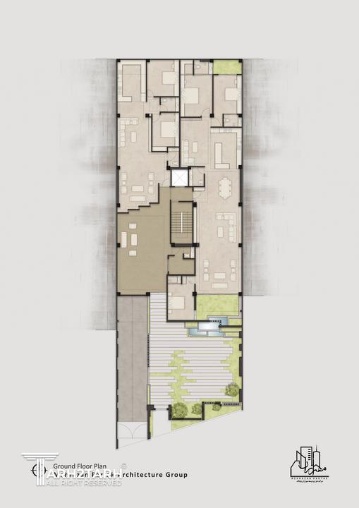 پلان طبقه همکف