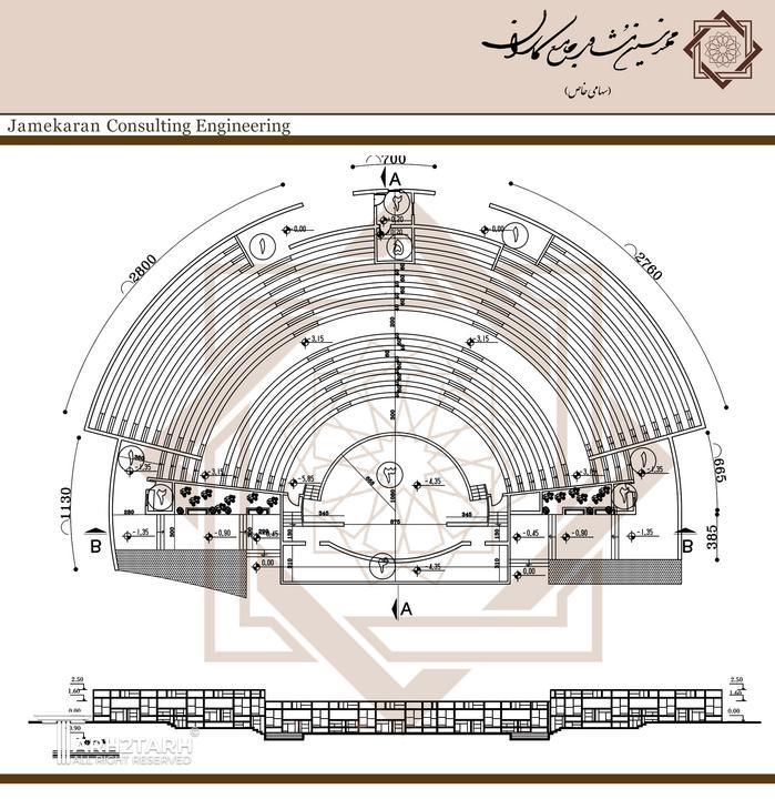 پروژه آمفی تئاتر روباز شهر محمدیه قزوین