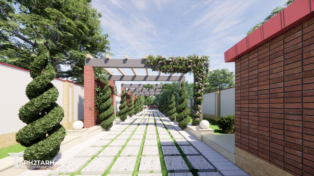 قسمت ورودي ويلا 3 - طرح