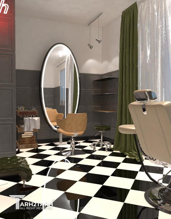 پروژه سالن زیبایی تابش