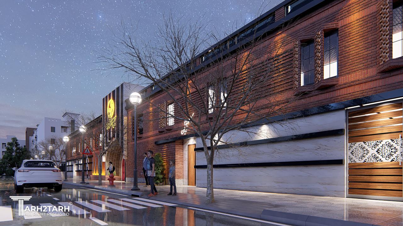 طراحی نما مجتمع آموزشی رهیار