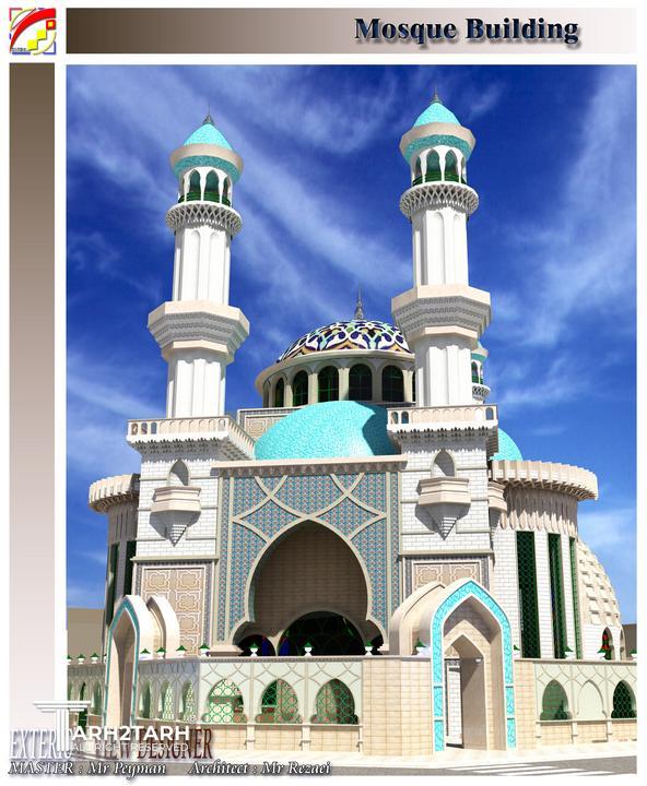 طراحی مسجد شهر دمام