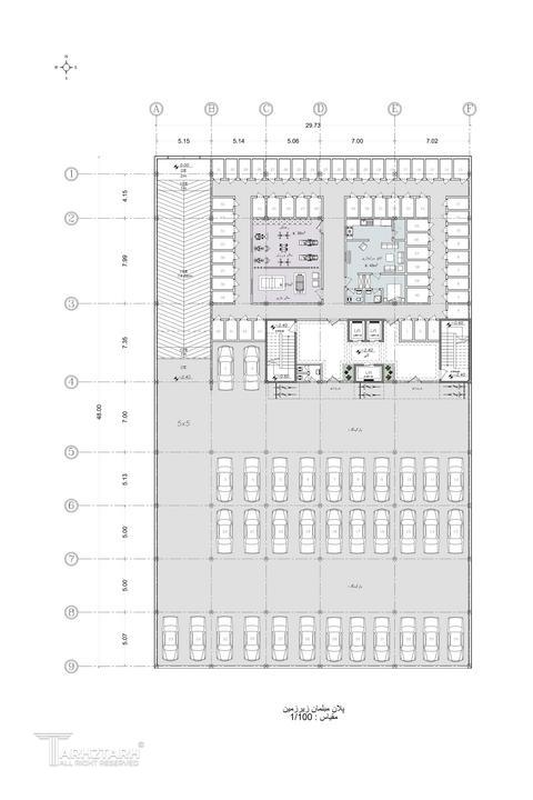 پلان زیرزمین