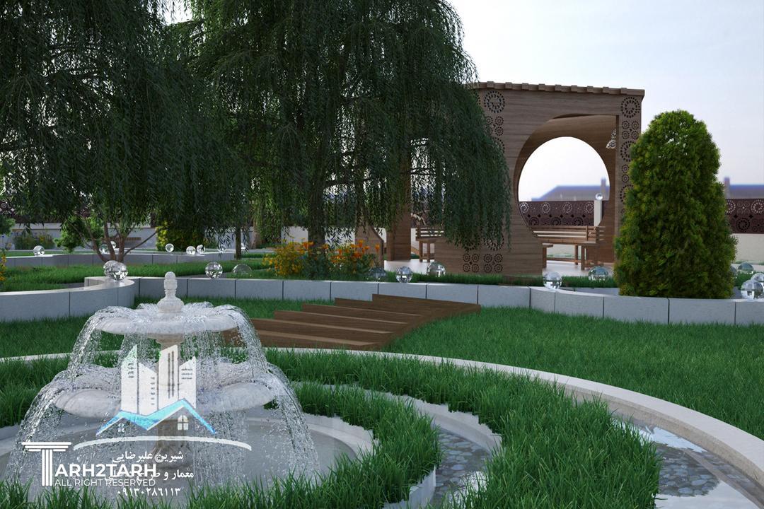 طراحی لندسکیپ ویلا