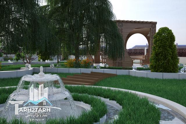 طراحی لندسکیپ ویلا