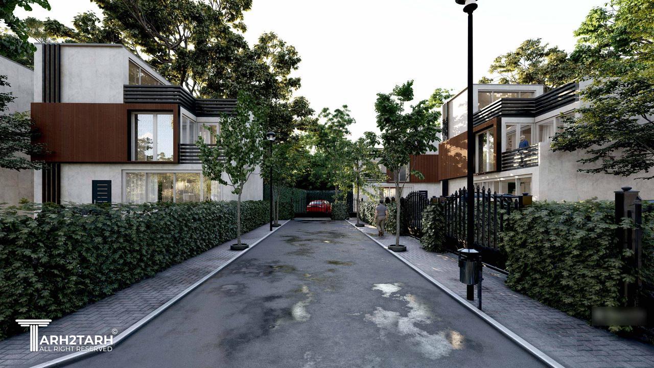 رندر لومیون - محوطه شهرک