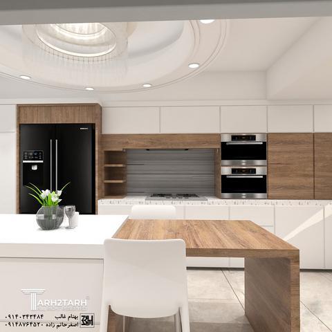 طراحی داخلی واحد مسکونی سپهر