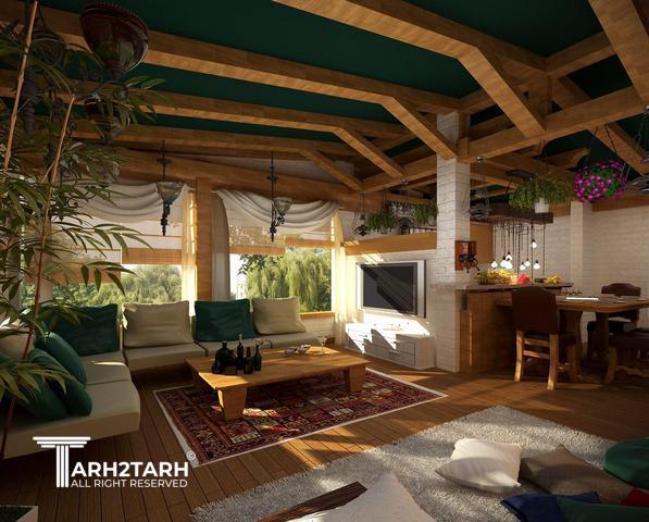 طراحی داخلی ویلا واقع در بومهن