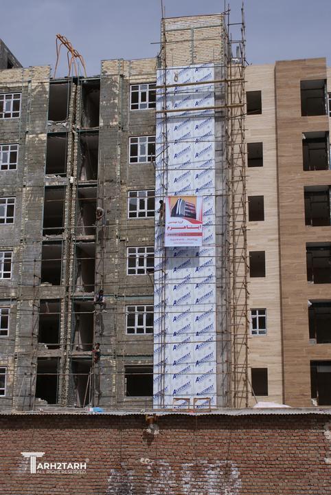 قسمتی از نمای جنوبی