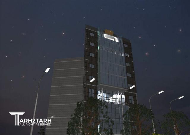 طراحی نمای مرکز تجاری در کرج