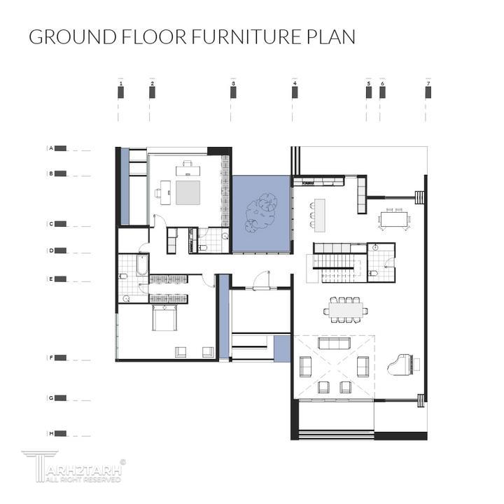 پلان طبقه همکف