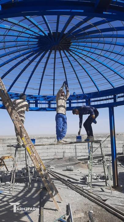 اجرای سقف آلاچیق