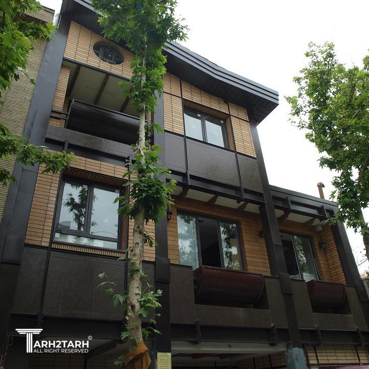 طراحی نمای منزل مسکونی خانم سجادی