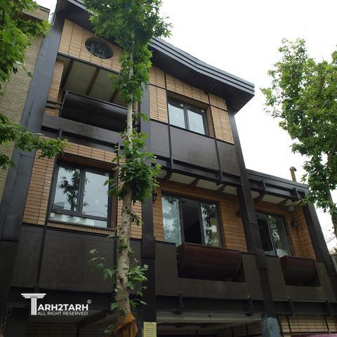 طراحی نمای منزل مسکونی خانم سجادی