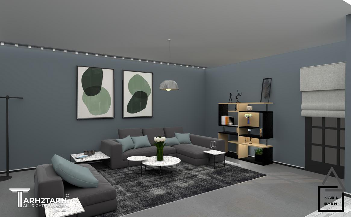 طراحی داخلی پروژه مسکونی سعادت آباد