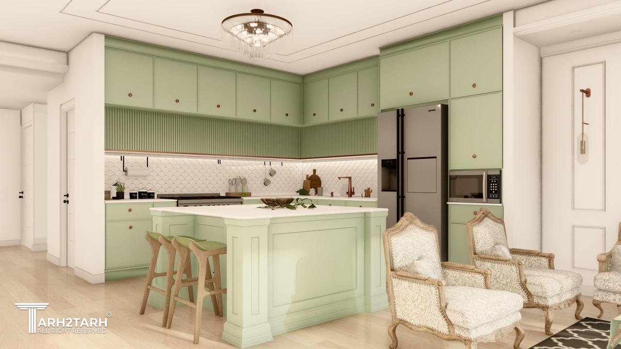 بازسازی مسکونی 180 متری سعادت آباد