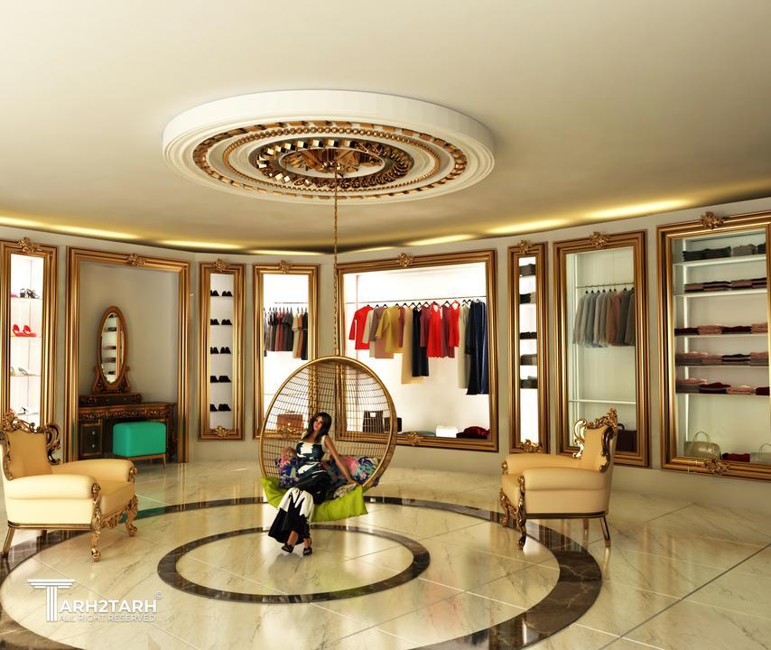طراحی اتاق لباس 