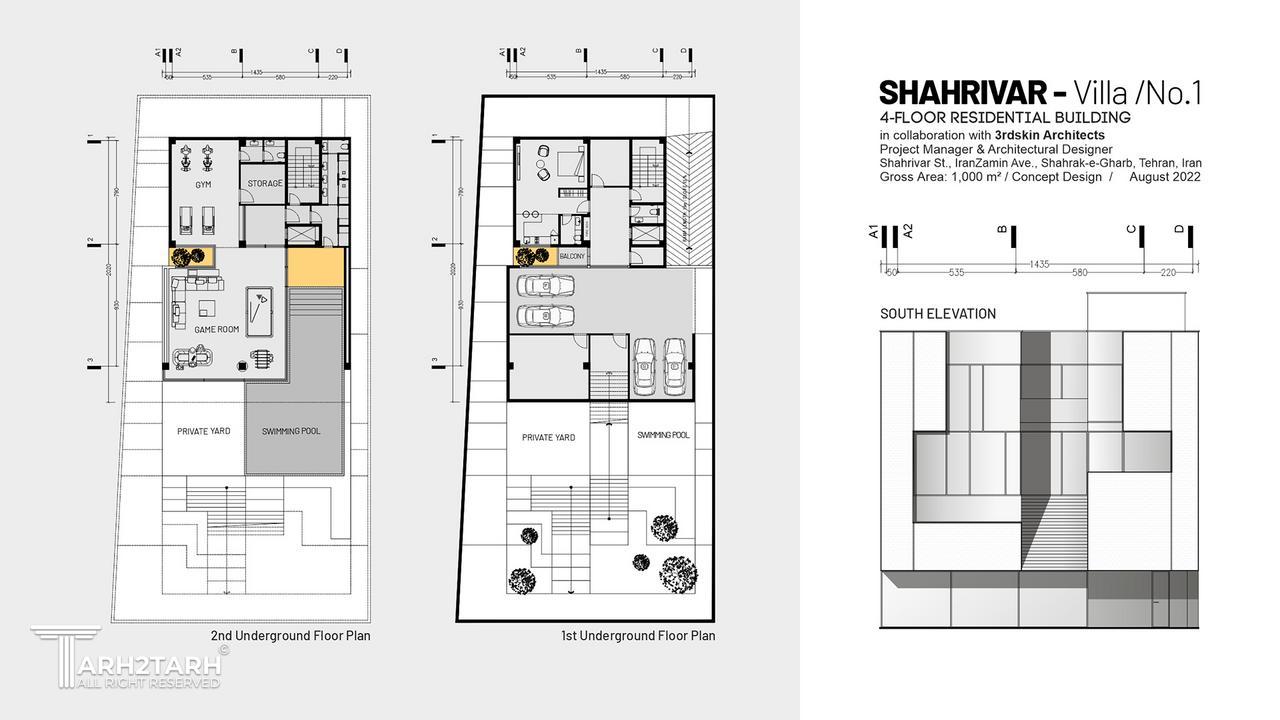 Shahrivar - Villa No.1 - Floors Plan 02 