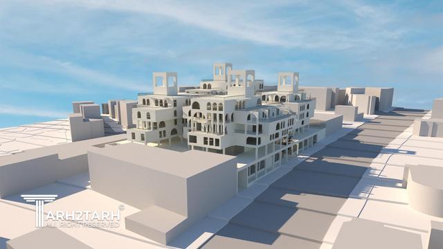 طراحی مجتمع مسکونی با الهام و باز تعریف معماری سنتی مناطق کویری ایران