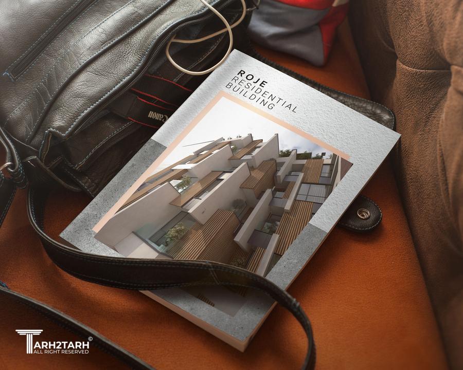 طراحی کاتالوگ و لوگو ساختمان مسکونی روژه منظریه