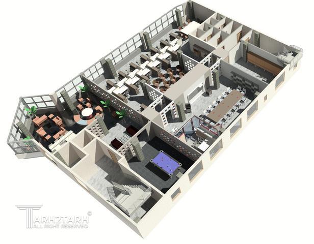 باز طراحی دفتر اداری نروژ